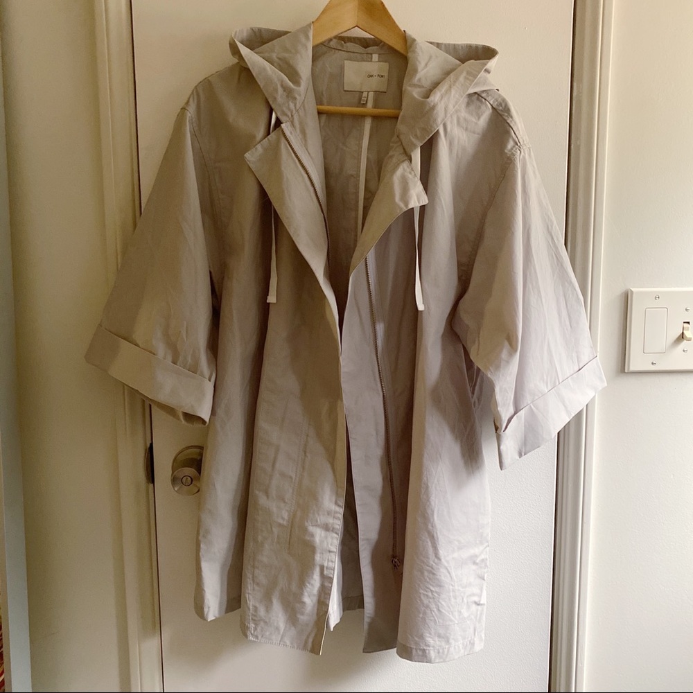 NWOT Oak & Fort parka lightweight jacket